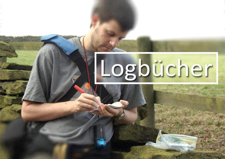 10 x Geocaching Logbuch für Petlinge Logbücher