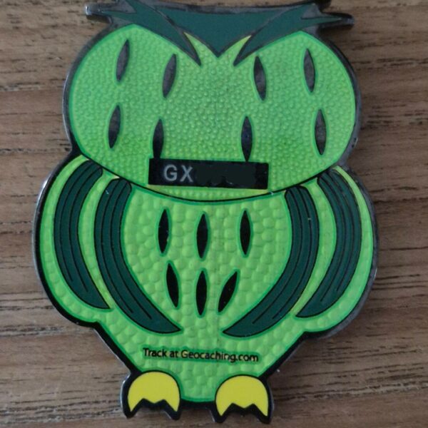Owl Geocoin - Eulen Geocoin – Bild 8